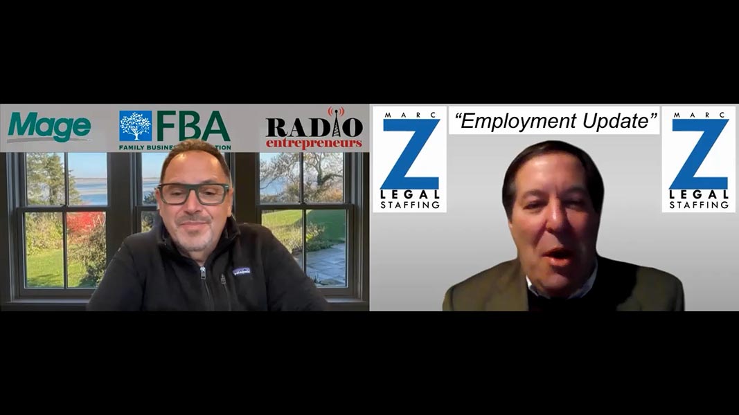 “Working With Your Employer On Vaccine Mandates” with Marc Zwetchkenbaum of Marc Z Legal Staffing