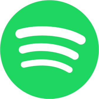 Spotify icon - bright green circle with 3 curved white lines